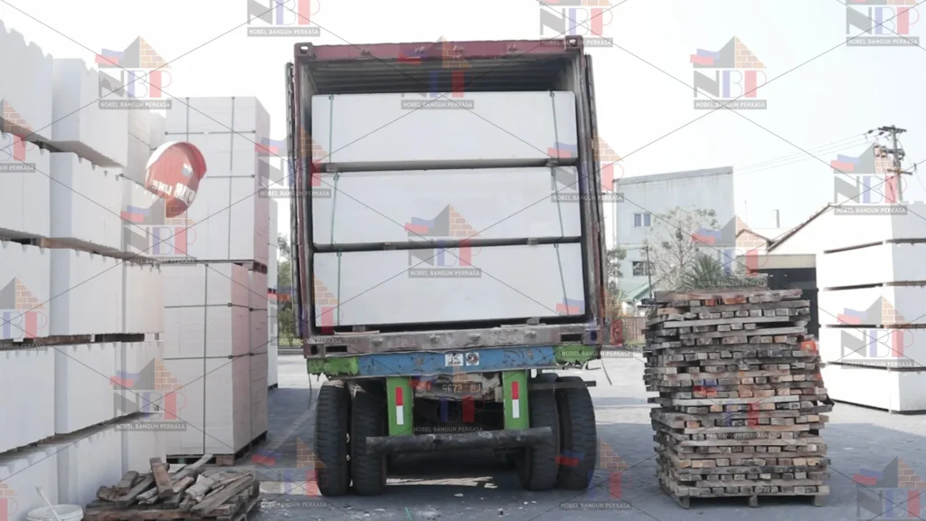 pengiriman panel lantai 11